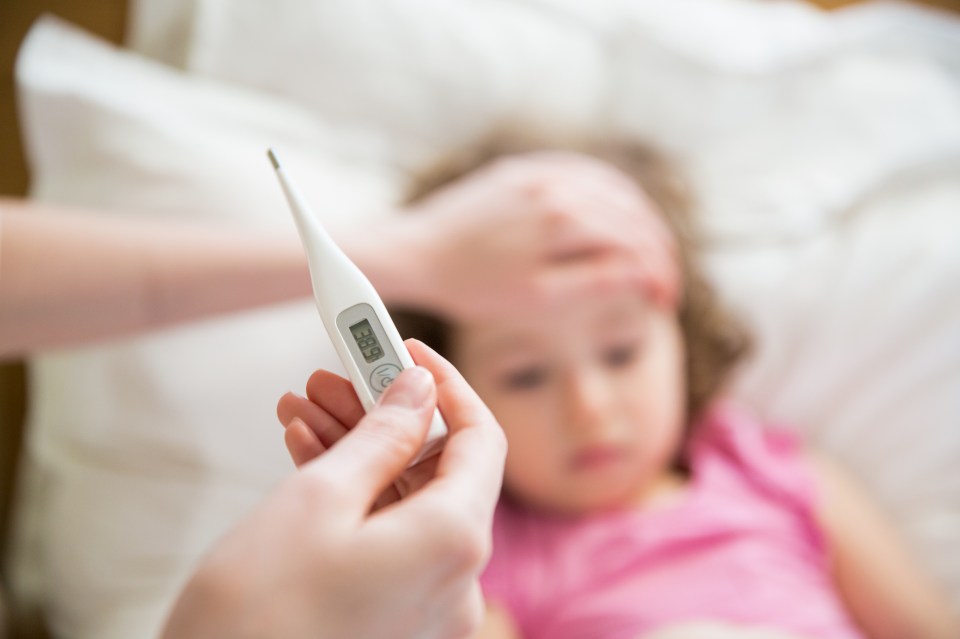 A temperature is quite common but there are signs you need to look out for to see if you need to take your child to the doctor