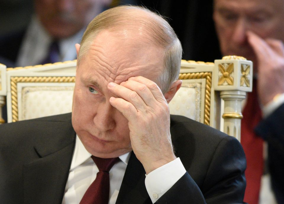 Putin has seemingly become paranoid as his invasion of Ukraine continues to falter