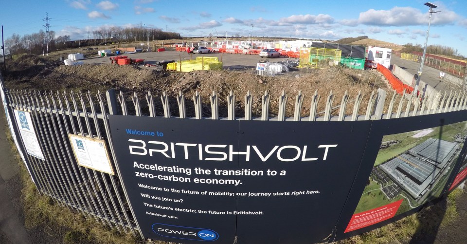 Britishvolt was behind a electric car battery plant in Blyth - but has since hit financial difficulties