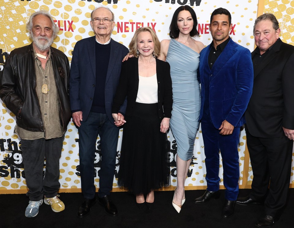 Some of the original cast including Tommy Chong, Kurtwood Smith, Debra Jo Rupp, Laura Prepon, Wilmer Valderrama and Don Stark all reunited at 'a screening earlier this month