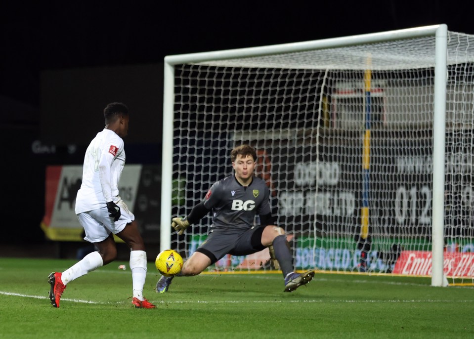 Nketiah scored a second with a brilliant dinked finish