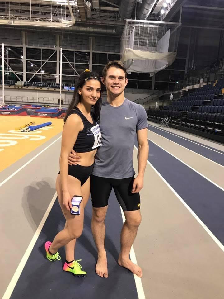 McFarlane, right, was her 'best friend' and was coaching her in athletics