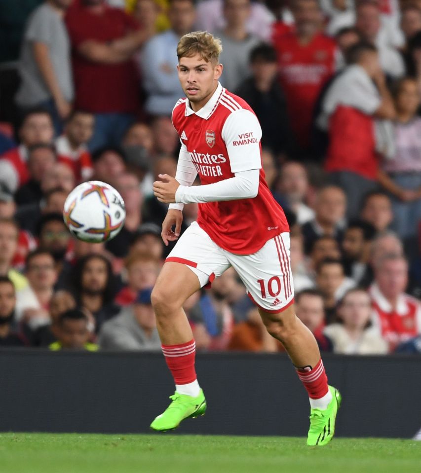 Emile Smith Rowe could return for Arsenal in the FA Cup on Monday