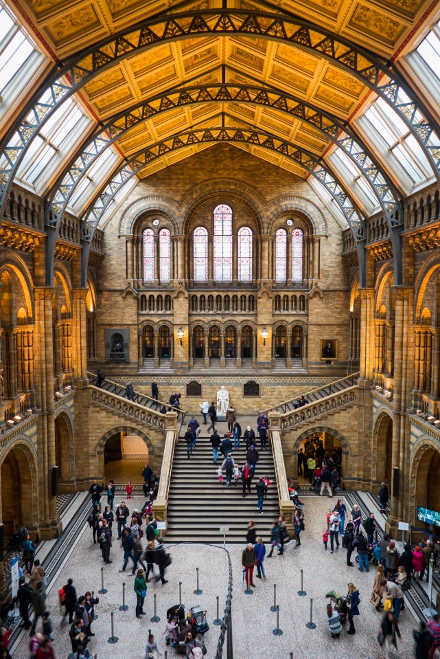 The Natural History Museum is the nation's favourite school trip destination