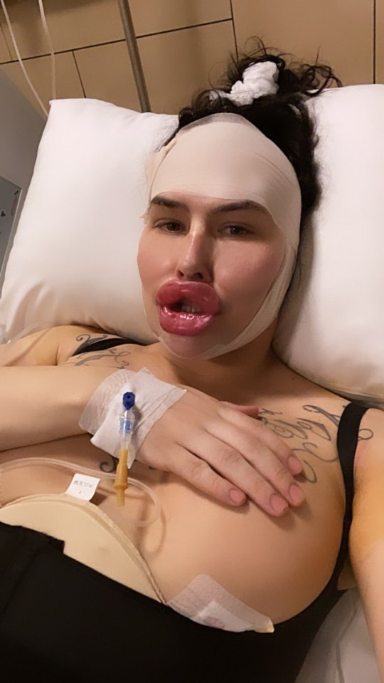 Sofia Lips says she is cultivating a "fake bimbo" look to win global fame