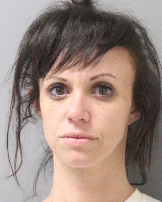 She was arrested for the possession of meth