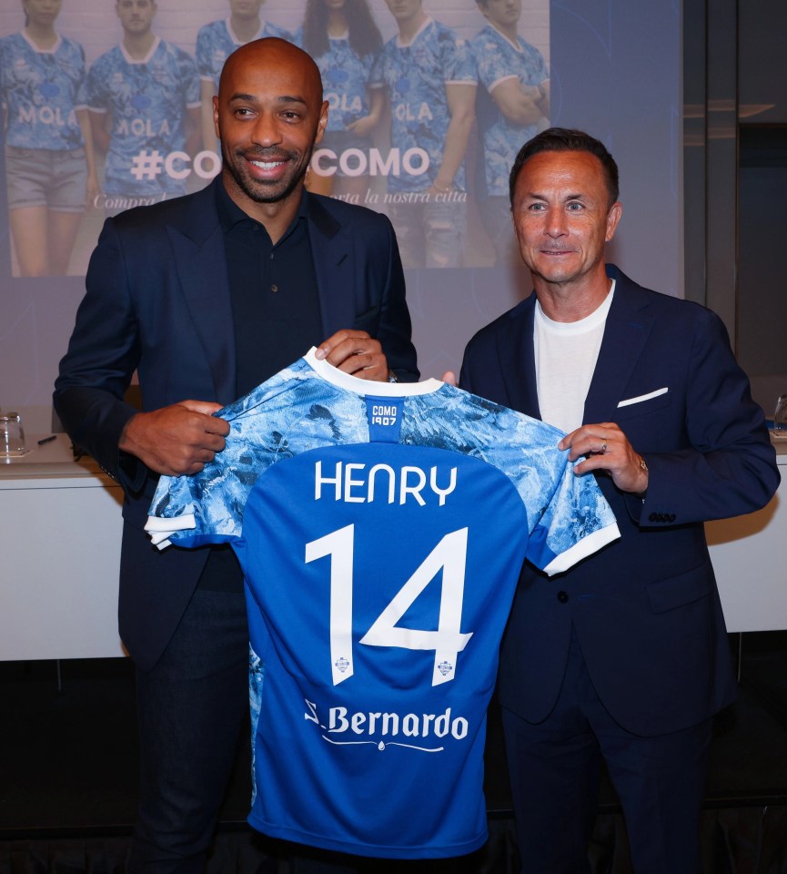 Thierry Henry became a stakeholder in the club at the start of this season