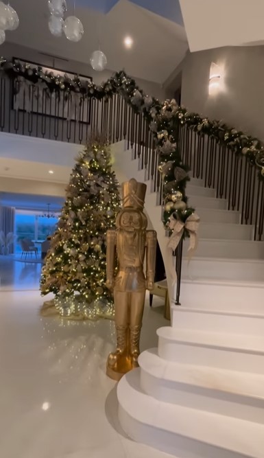 The Nutcracker, tree, and garlands are up for sale