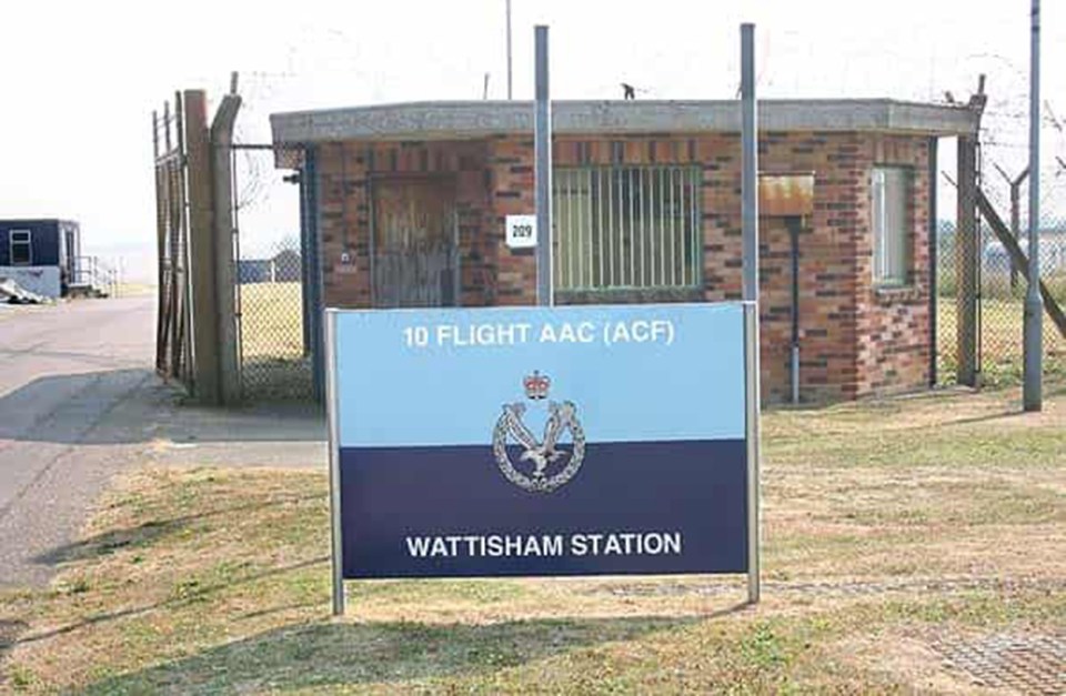 But Harry was granted special permission to quit Wattisham Station, Suffolk