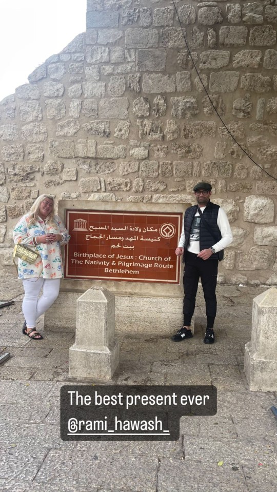 Gemma and Rami have been holidaying in Israel