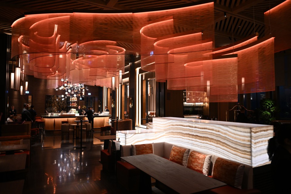 One of the 17 restaurants at the hotel is Nobu