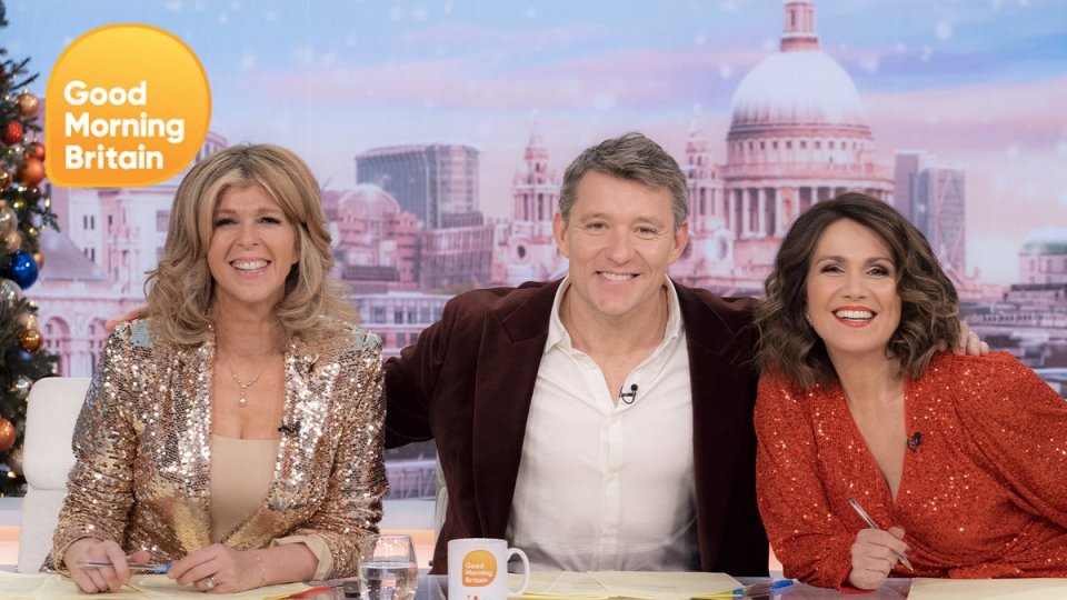 Kate Garraway with Ben Shephard and Susanna Reid