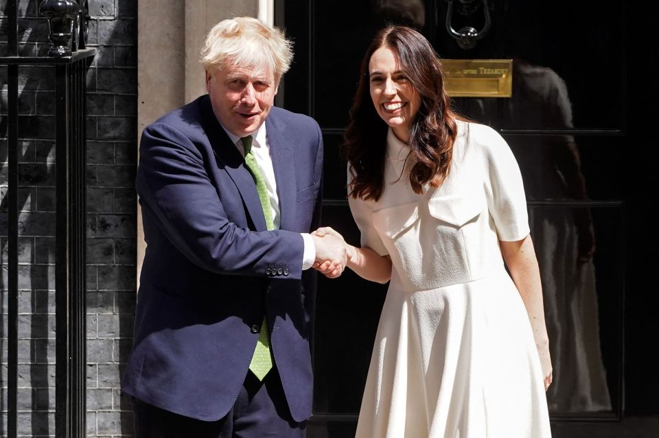 She met with former PM Boris Johnson at Downing Street last July