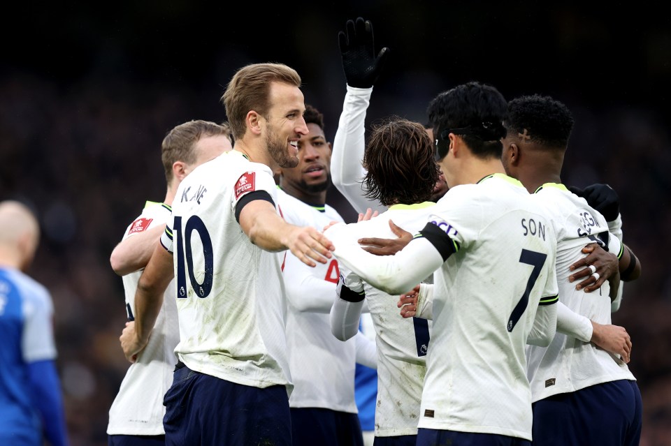 Harry Kane fired Tottenham to victory over Portsmouth