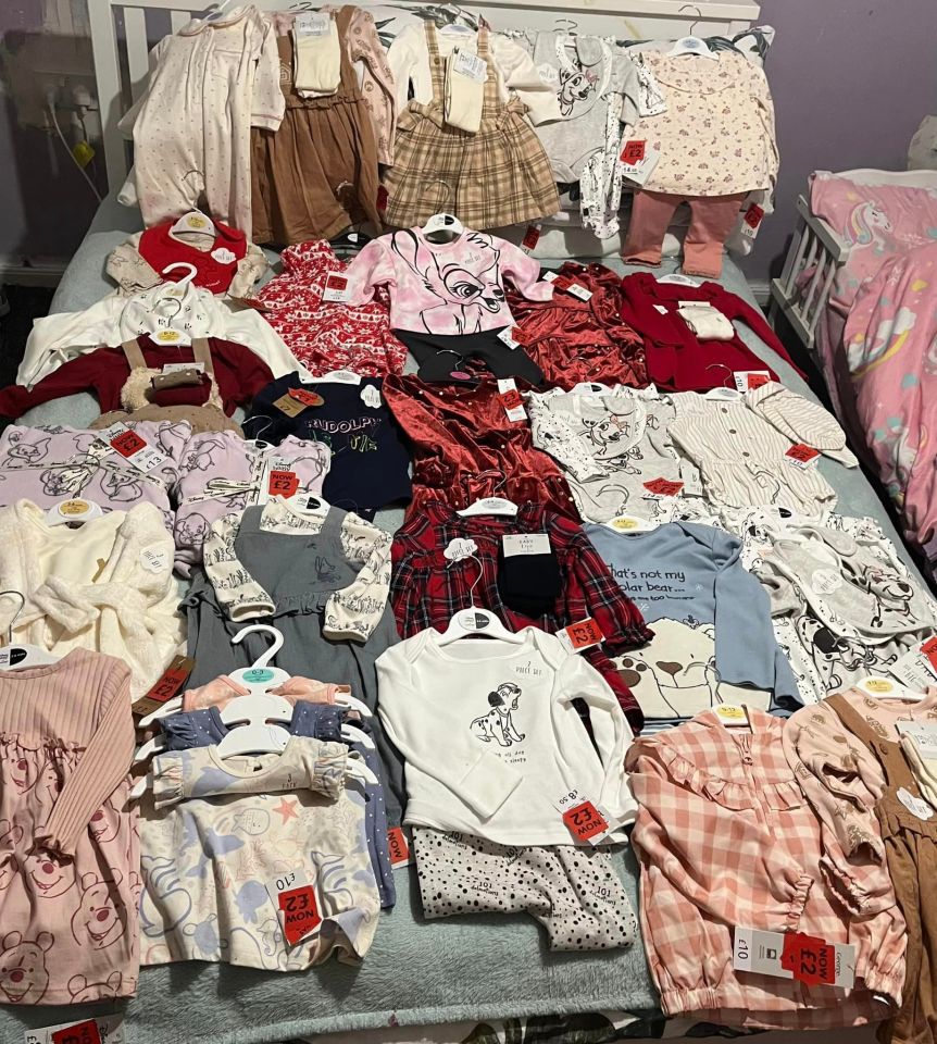 Jessica Tucker shared the cut-price clothing haul she bagged herself in the January sales in Asda