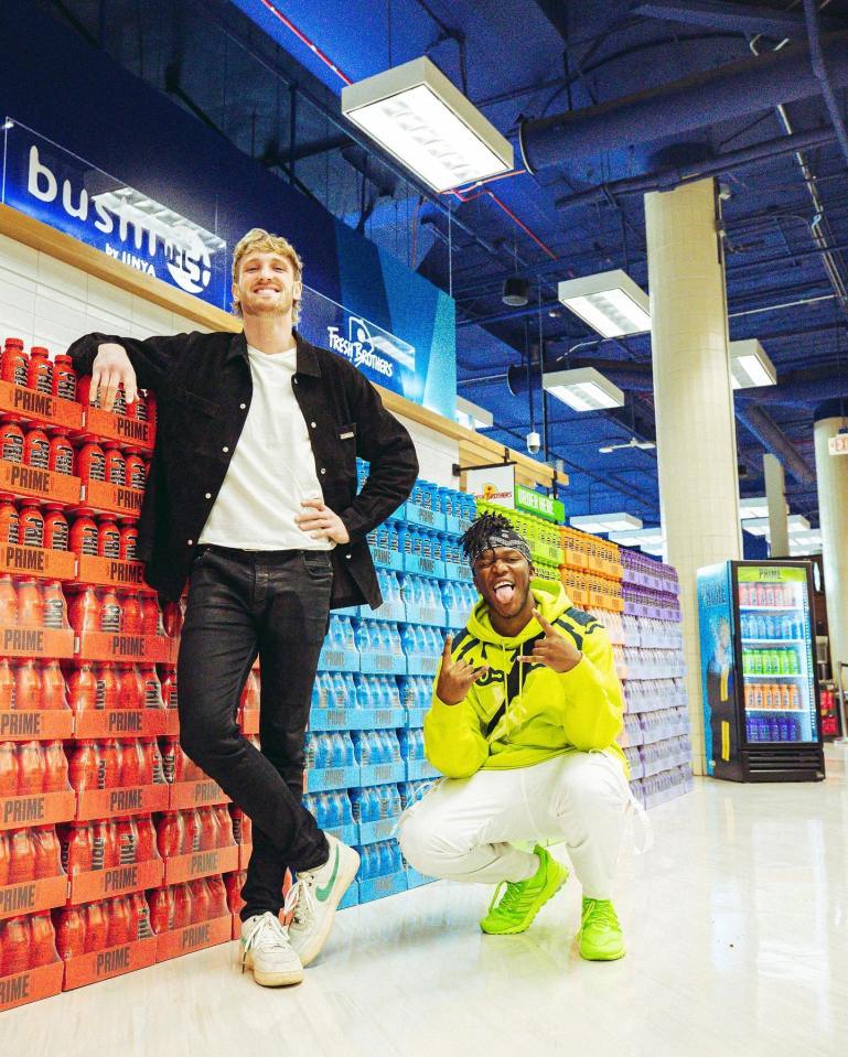 Logan Paul and KSI launched Prime in 2022