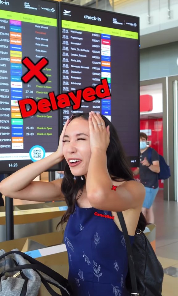 Queenie Tan revealed passengers' rights if their flight is delayed or cancelled