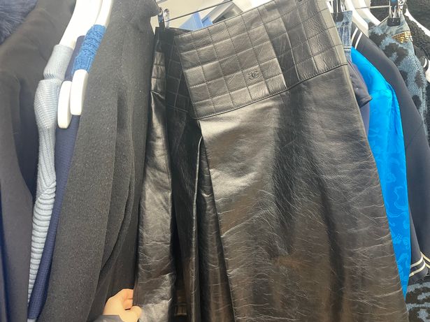 The most expensive was a leather skirt by Chanel that will set you back a whopping £495