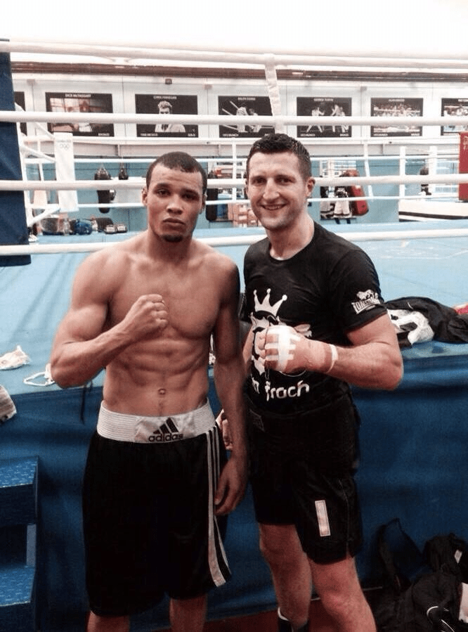 Chris Eubank Jr and Carl Froch are ex-sparring partners