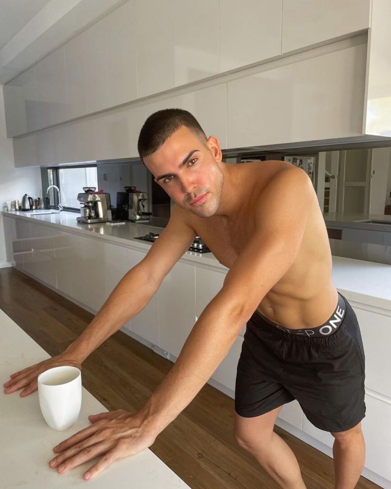 Aaron Waters showed off his giant kitchen to his fans