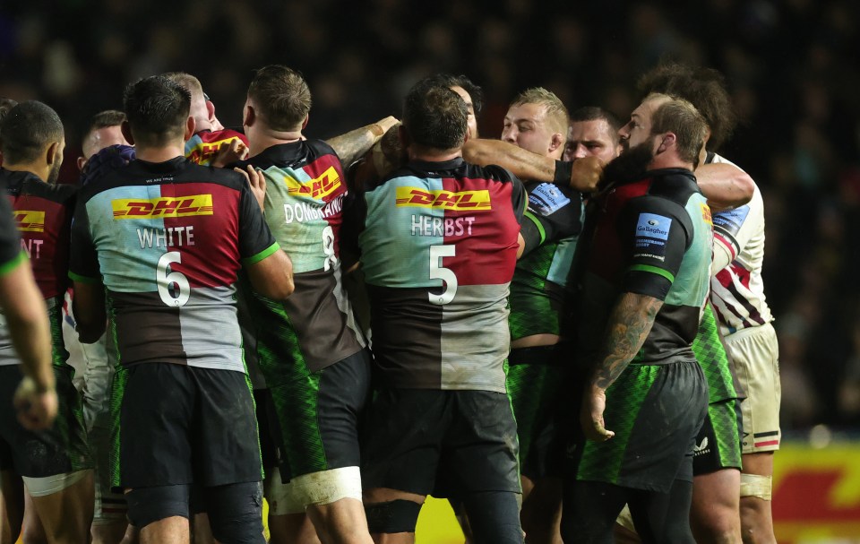 Marler's comment sparked a mass brawl at The Stoop