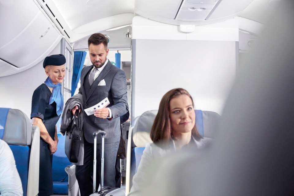 Boarding the plane last could help you get an upgrade to first class