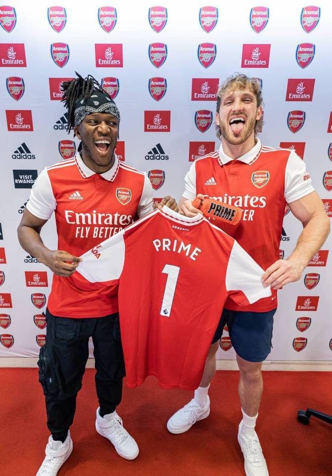 Prime sponsors Arsenal