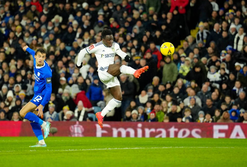 Wilfried Gnonto's scored a sensational volley inside the first 30 seconds