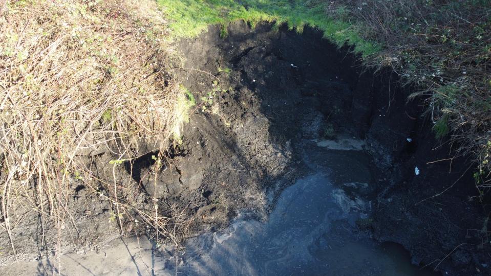 Officials believe the sinkhole was caused by old mine working