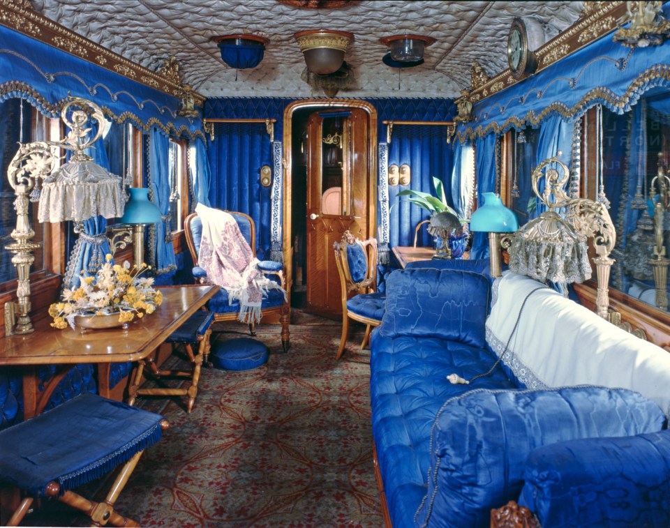 Under Queen Victoria, the royal train was a palace on wheels