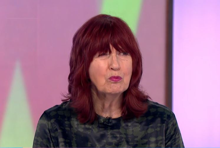 Janet Street-Porter was mortified as Linda showed her middle finger on the daytime show