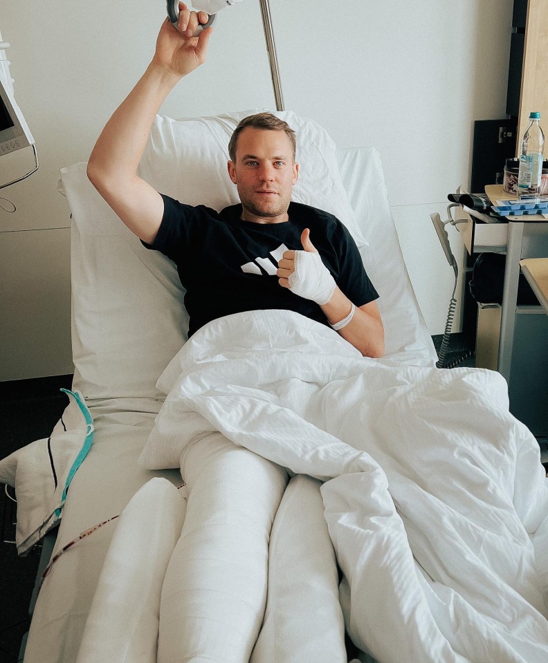 Manuel Neuer was ruled out for the season following his injury