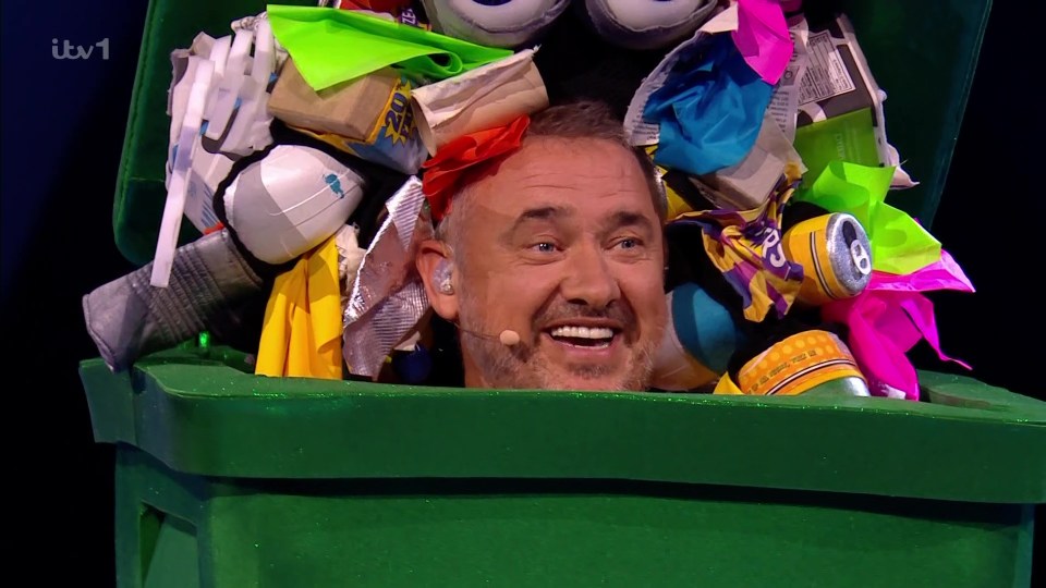 Stephen Hendry was under the mask