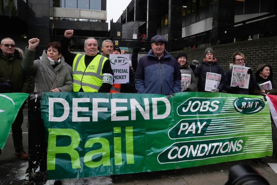 Rail strikes are estimated to have cost the economy £600million so far