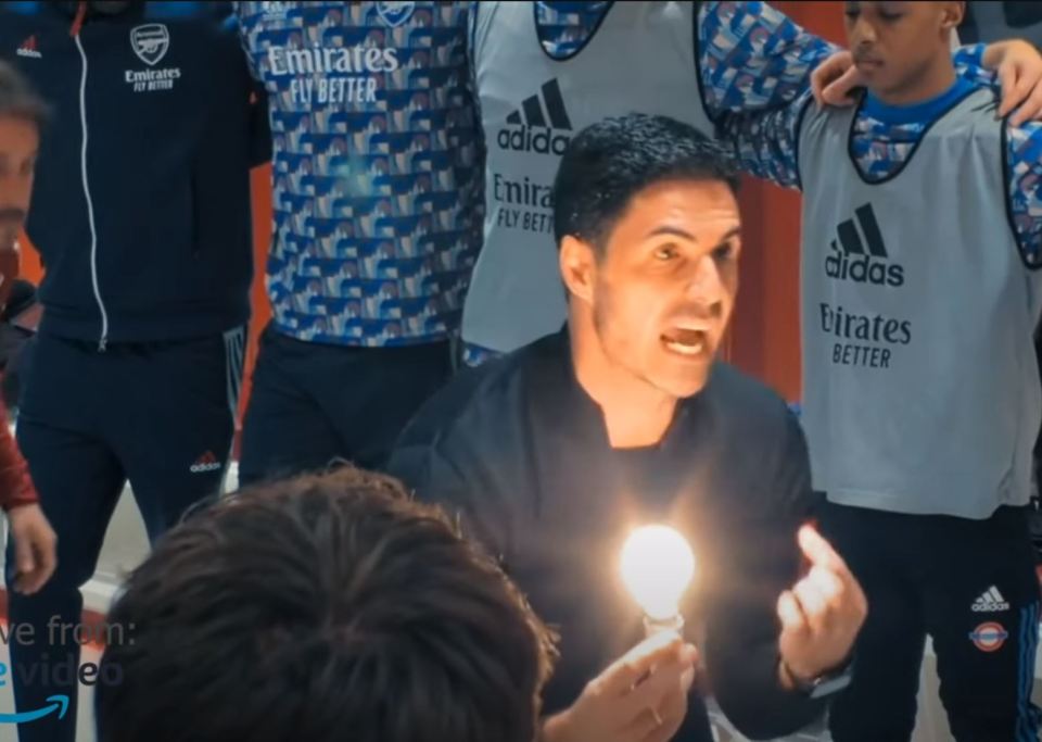 The 'All or Nothing' series on Amazon helped Arteta show off his process