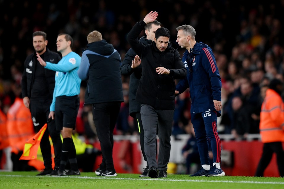 The Arsenal manager believed his side should have had two penalties