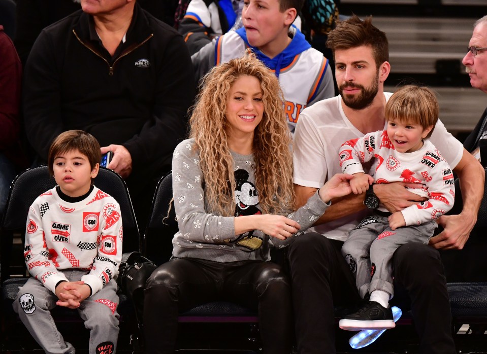 Pique and Shakira share two children and split after more than a decade together