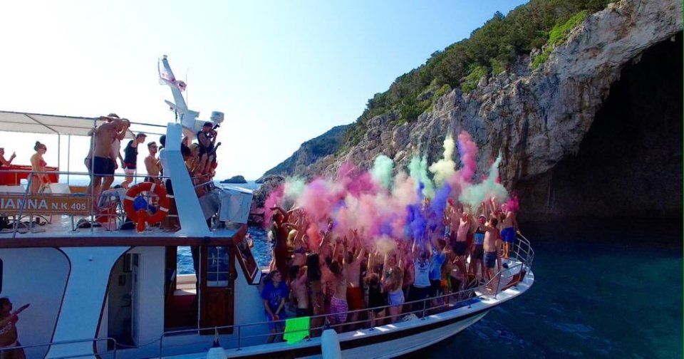 Kavos boat parties are wild