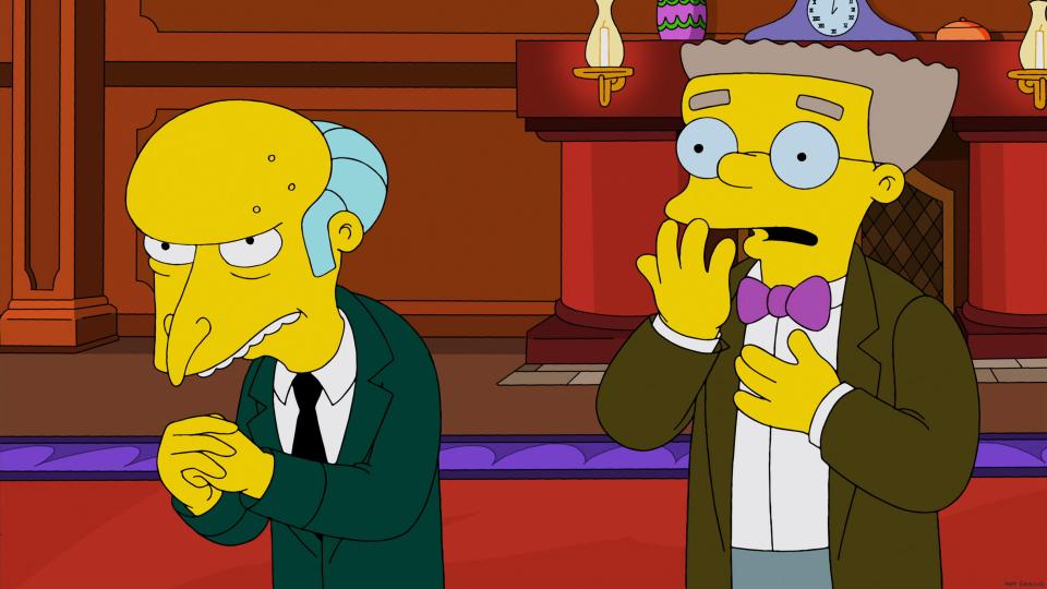 The relationship between Mr Burns and Smithers is said to be based on James L. Brooks and his right-hand man Richard Sakai