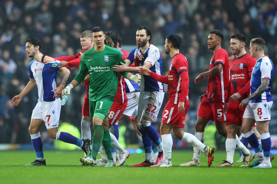 Etheridge was furious and the game was briefly halted after the alleged abuse from a fan