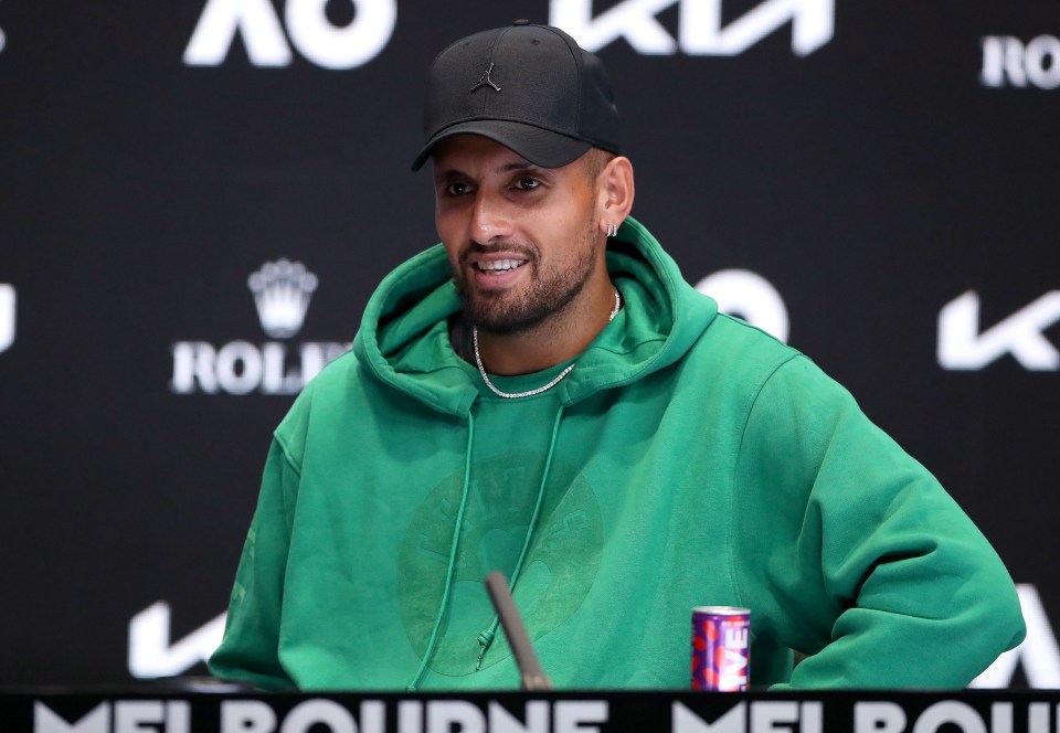 Nick Kyrgios pulled out of the Australian Open due to a knee injury