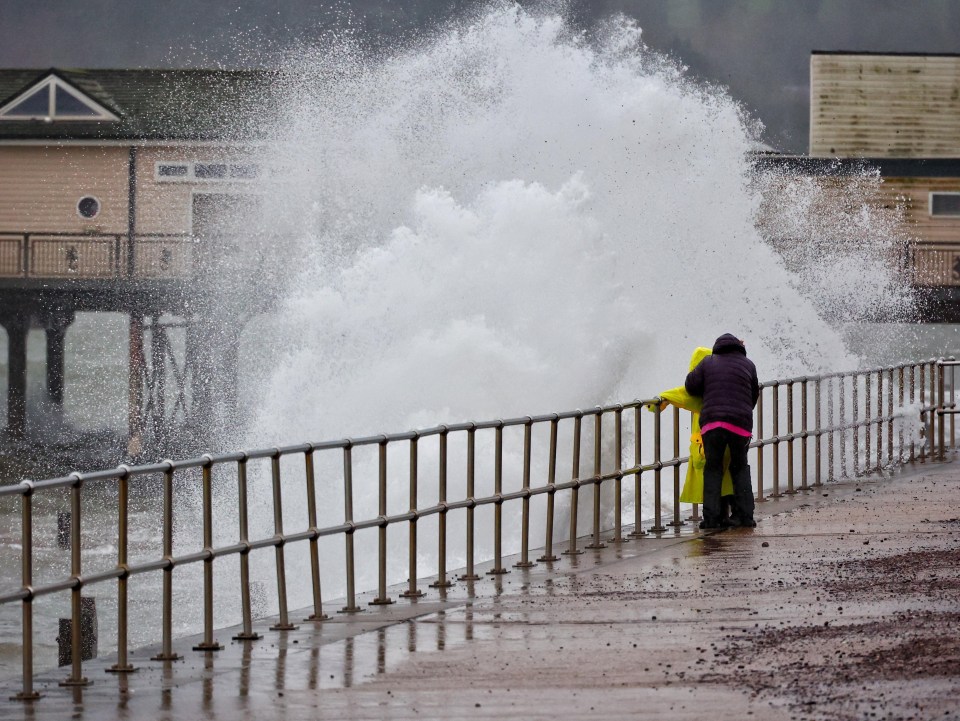 Strong winds have whipped up the waves in recent days| Teignmouth, Devon