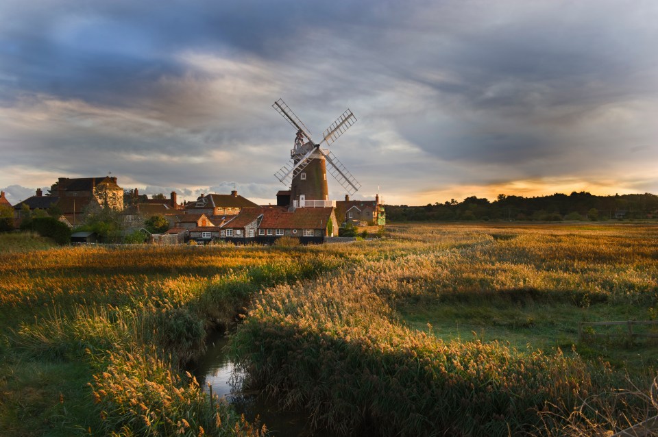 The windmill at Cley dates back to the 18th century