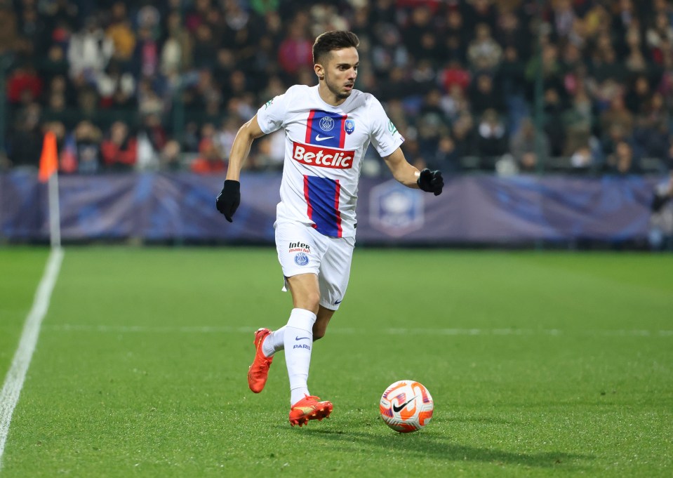 Pablo Sarabia has made 98 appearances for Paris Saint-Germain