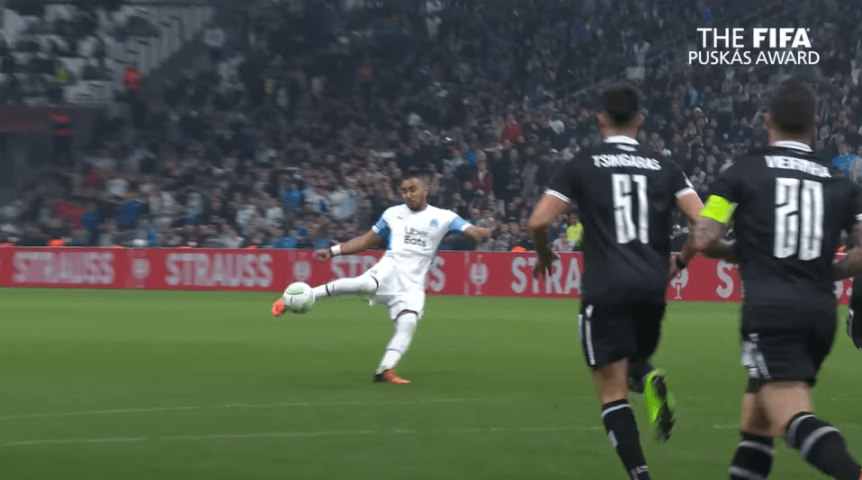 Dimitri Payet produced a sensational strike against PAOK