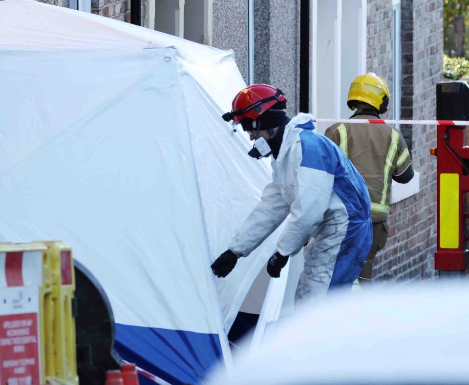 Police and emergency services at a home on Vicarage Street in North Shields