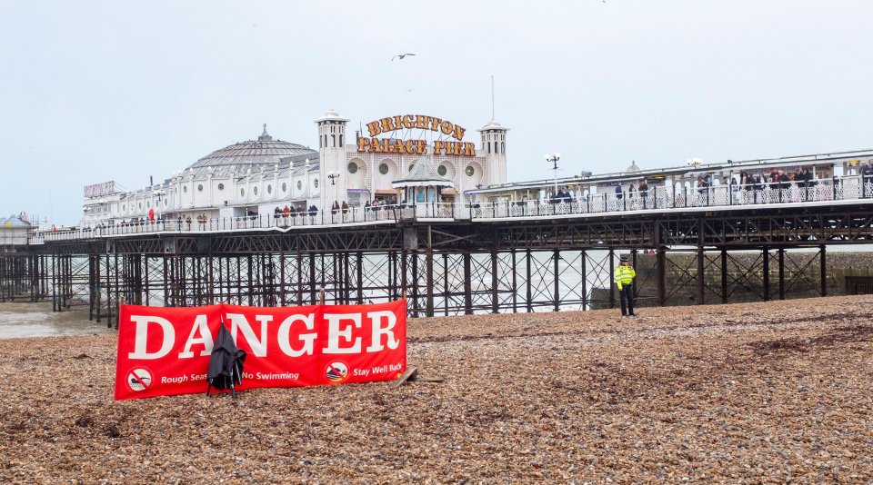 It was blown up by a bomb disposal team after the beach was evacuated