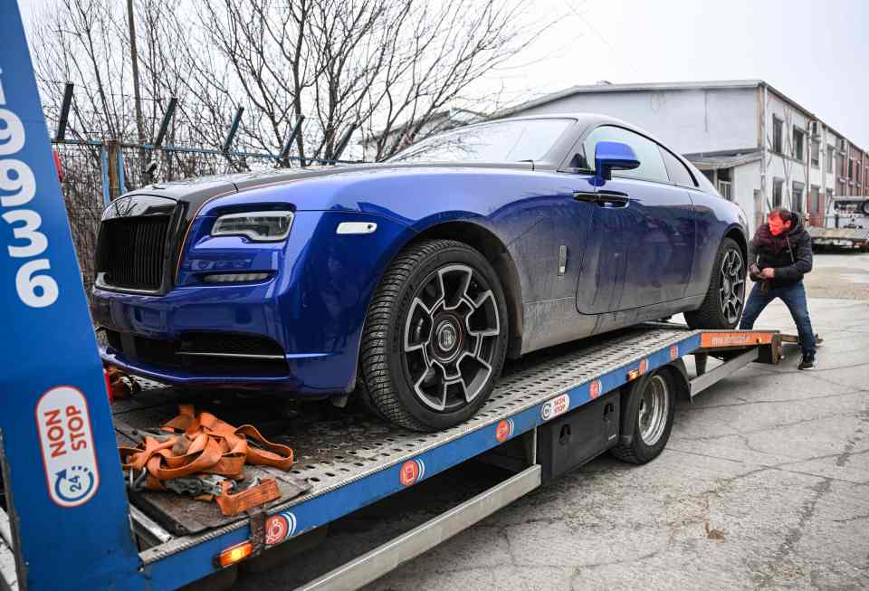 Tate's Rolls Royce was also seized amid the trafficking probe