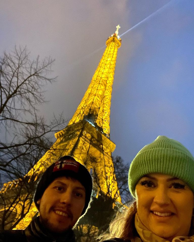 The couple have been visiting Paris