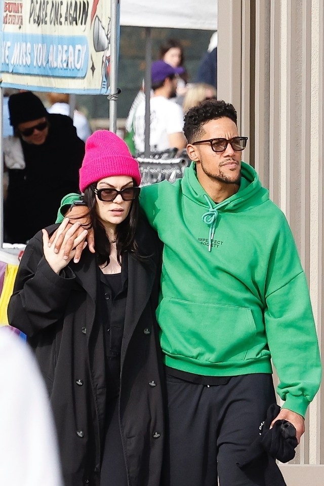 Jessie J has been snapped in California with her boyfriend Chanan Colman